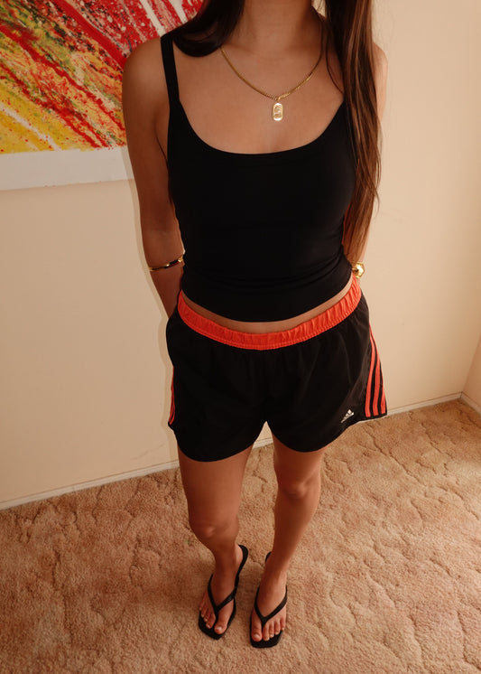 ADIDAS SHORTS BLACK & PINK