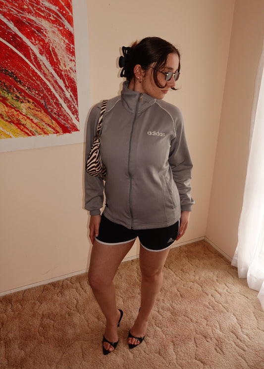 ADIDAS GREY TRACK JACKET