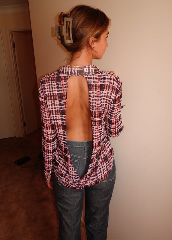 THE OPEN BACK SHIRT