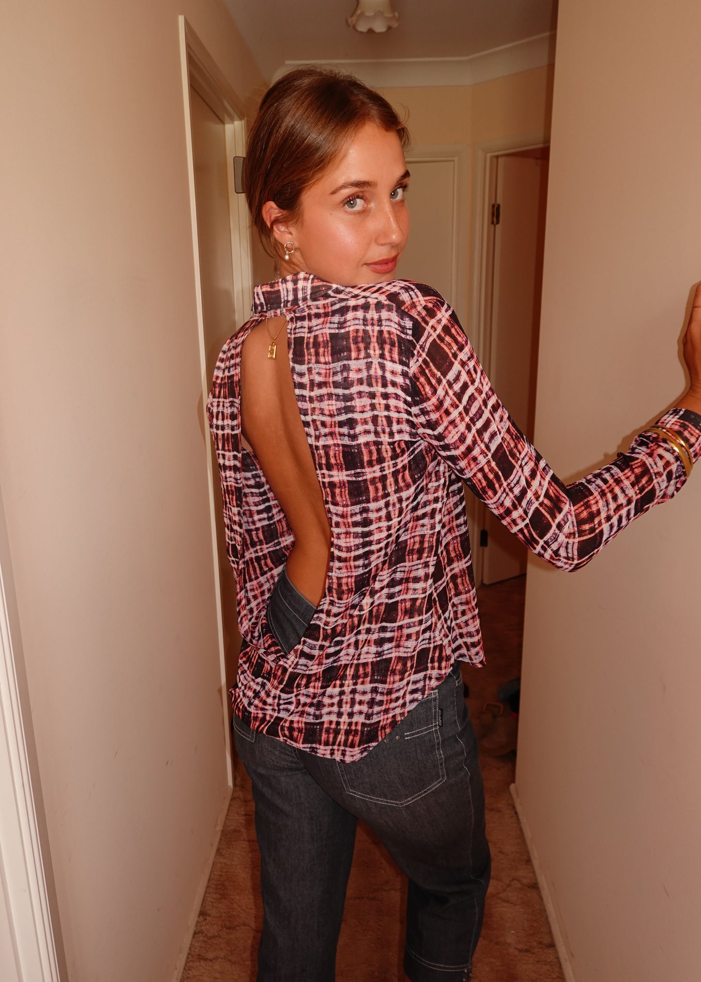 THE OPEN BACK SHIRT