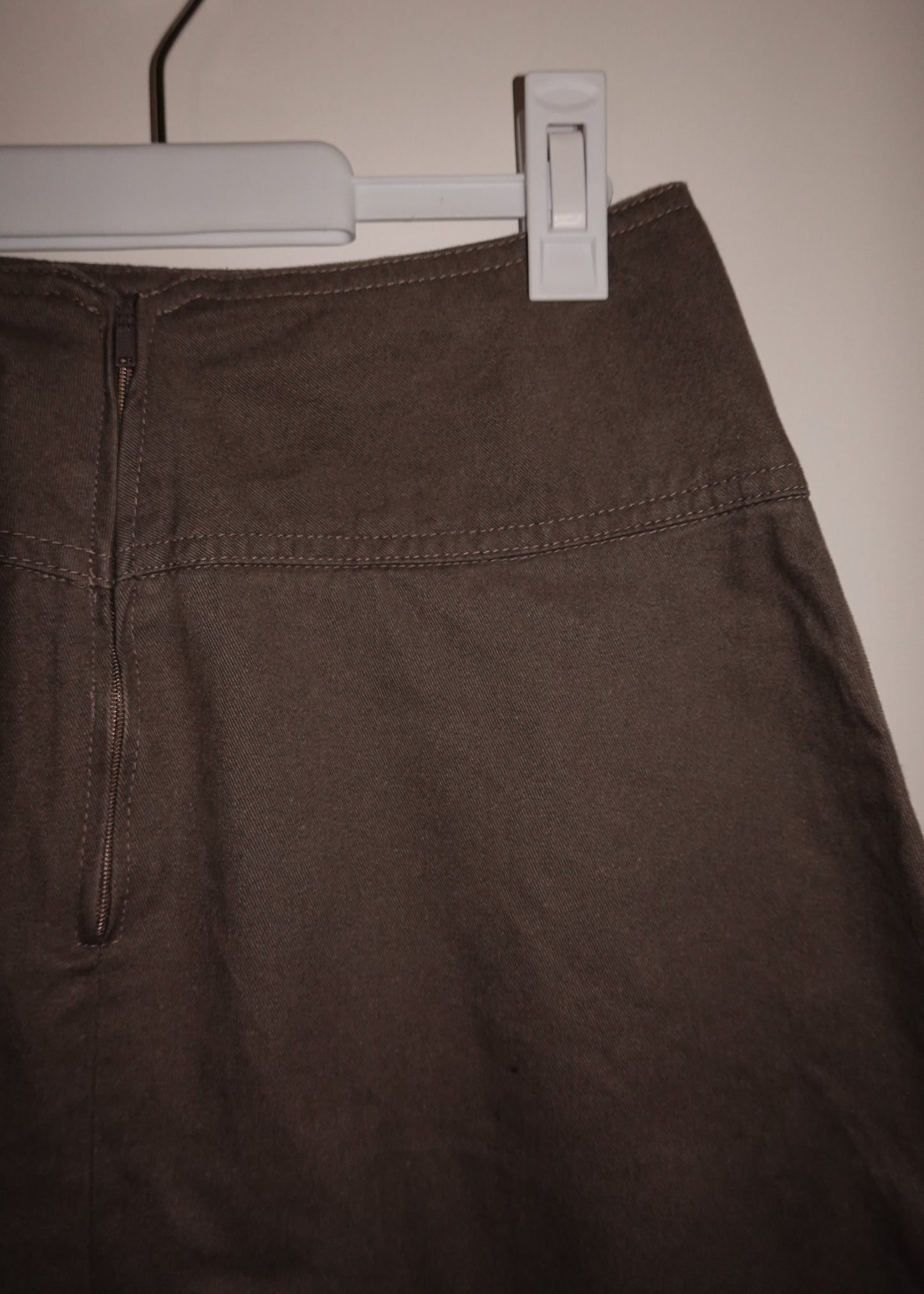 CALVIN KLEIN GREY MAXI SKIRT