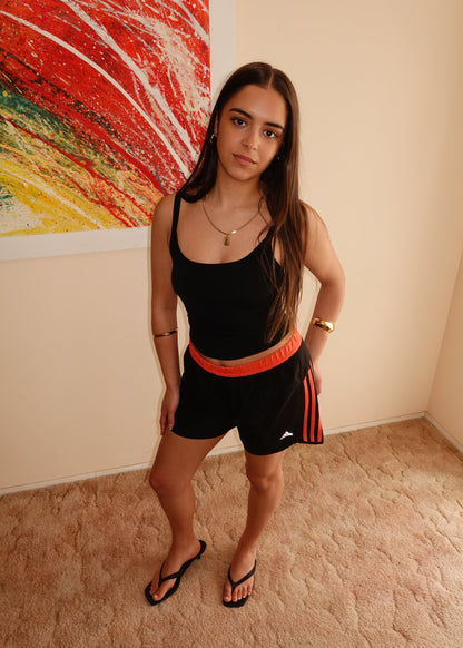 ADIDAS SHORTS BLACK & PINK