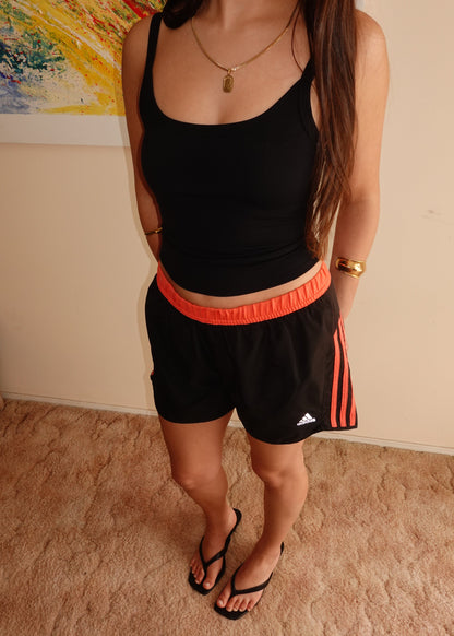 ADIDAS SHORTS BLACK & PINK