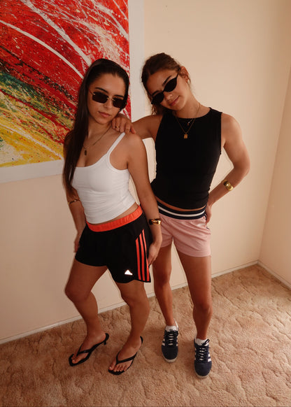 ADIDAS SHORTS BLACK & PINK