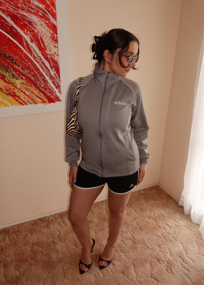 ADIDAS GREY TRACK JACKET