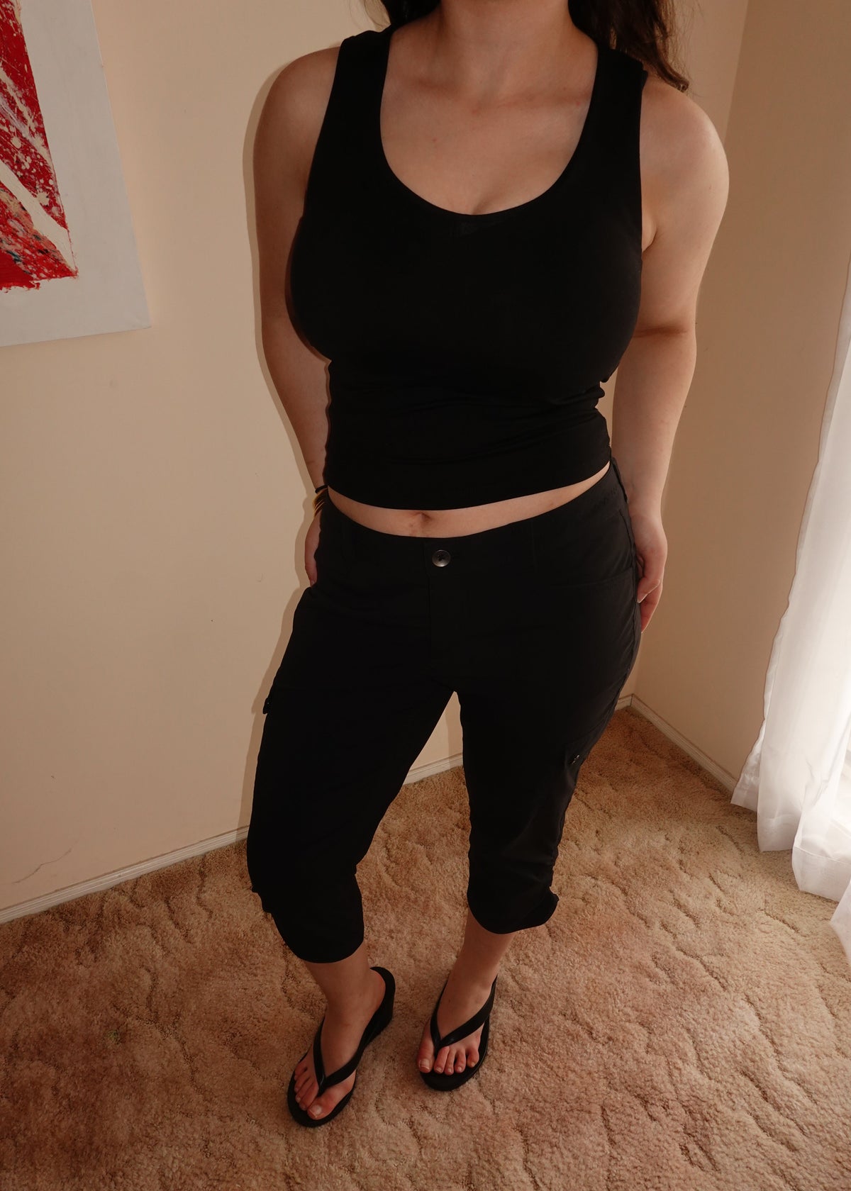 BLACK CARGO CAPRIS