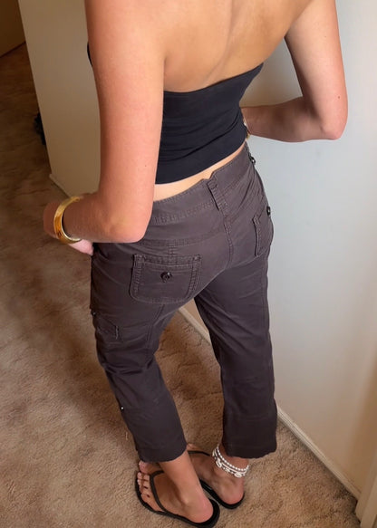 BROWN CARGO PANTS