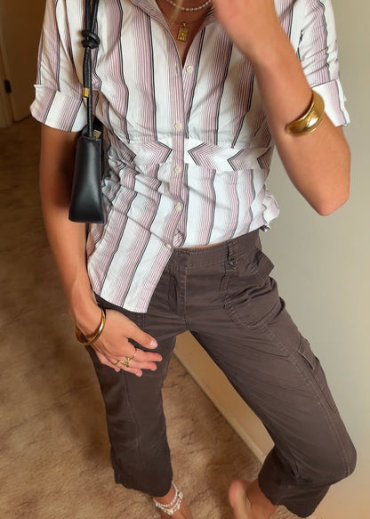 BROWN CARGO PANTS