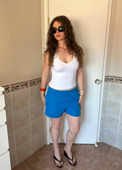 BLUE ADIDAS SHORTS