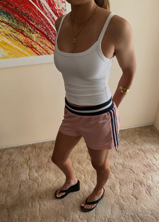 PINK ADIDAS SHORTS