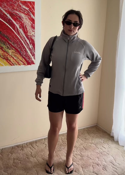 ADIDAS GREY TRACK JACKET