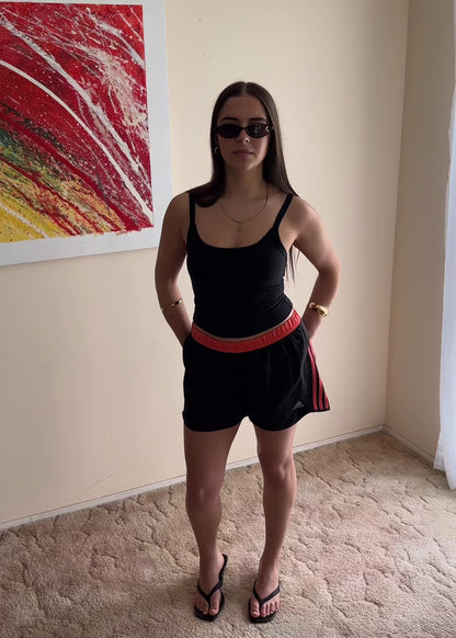 ADIDAS SHORTS BLACK & PINK
