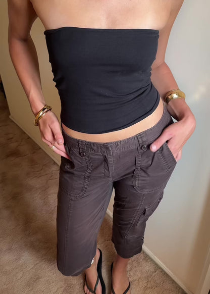 BROWN CARGO PANTS